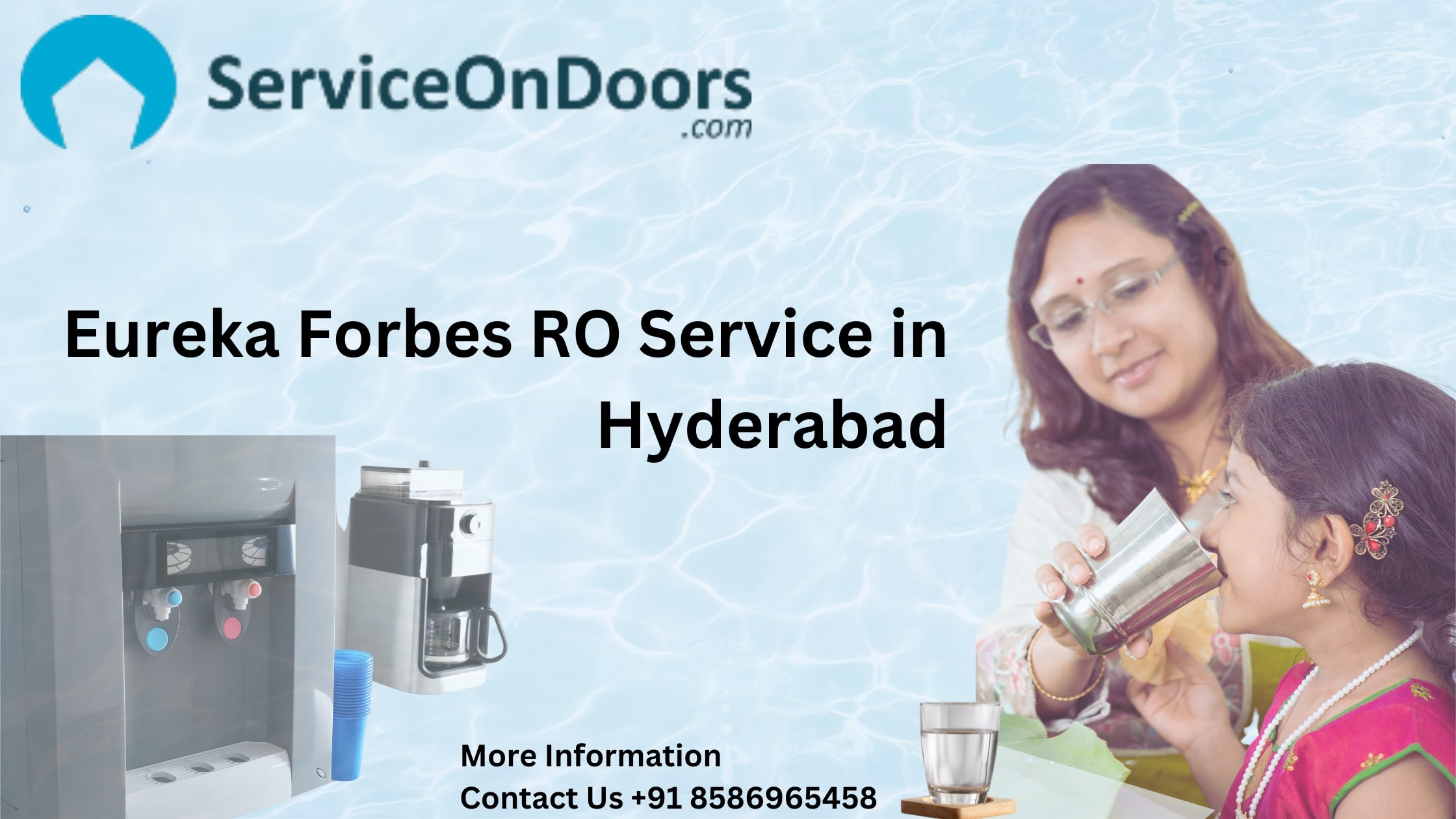 Best Eureka Forbes RO service Providers in Hyderabad | ServiceOnDoors | 8510044258